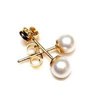 Orecchini Marcello Pane Donna Perle in Oro giallo Perla
